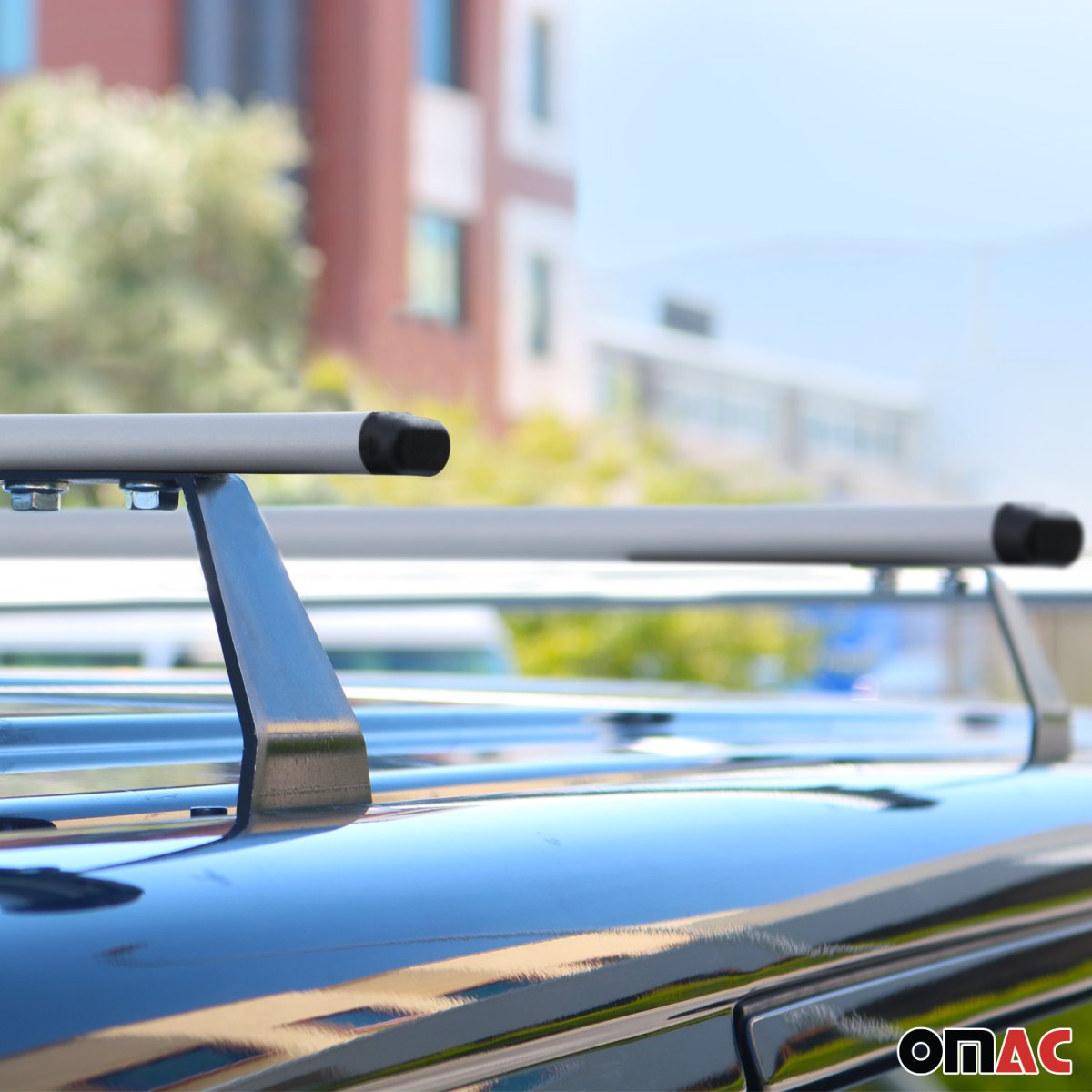 Ford Transit Connect Cross Bar - Omac - Heavy Duty - Silver - '10-'13